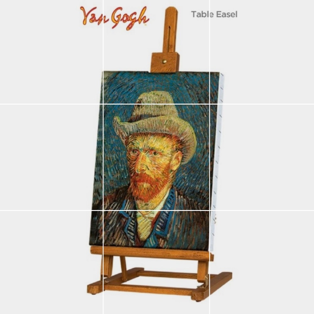 Van Gogh Solid Wood Art Display Easel